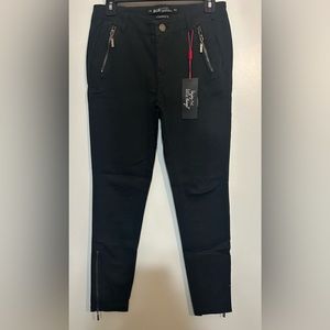 002 PNTS: Blue Steel Skinny jeans size 40 waist 30"